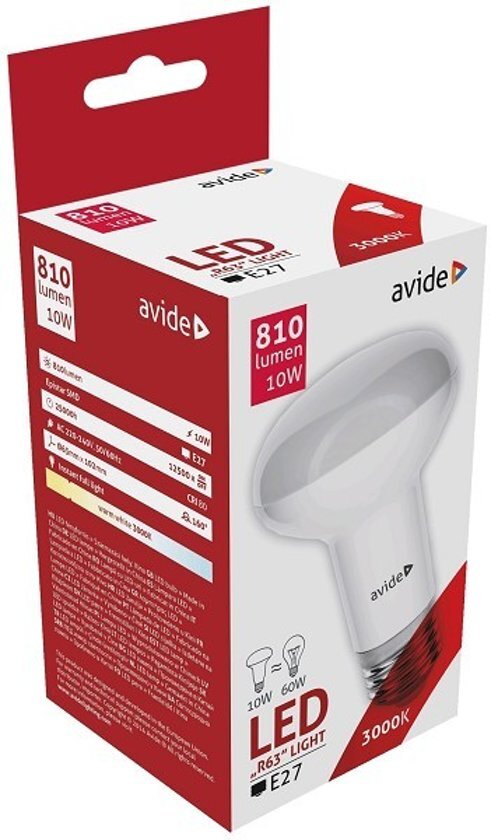 Avide Avide LED R63 10W E27 WW (810 lumen)