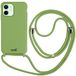 Cool beschermhoes voor iPhone 12/12 Pro, glad, pistache