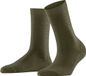 FALKE Family Special Edition eenkleurig katoen sokken dames groen - maat 39-42