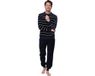 Pastunette Blue Retreat Velours Heren Pyjama Lange Mouw Maat L