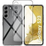 Phonillico® Hoesje voor Samsung Galaxy S23 - Siliconengel TPU Transparant Zachte bescherming Ultradunne
