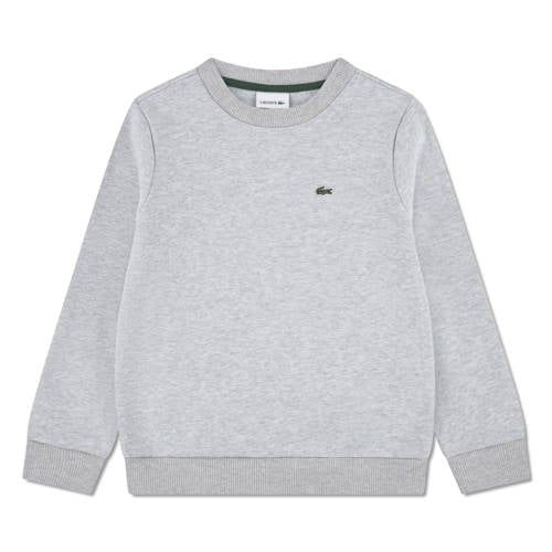 Lacoste sweater grijs Jongens Katoen Effen - maat 140