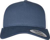 Flexfit 5-Panel Retro Trucker 2-Tone Cap Navy/White One Size