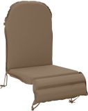 vidaXL - Zon - Ligzitzak - Kussen - GEMERT - 100% - Polyester - Taupe