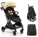 Poussette pliable avec dossier réglable et auvent