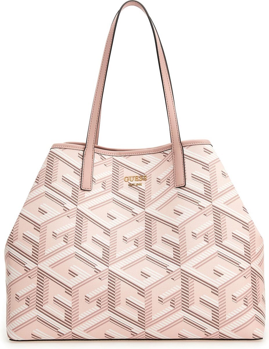 Guess Vikky Large Tote Dames Handtas - Pale Rose