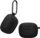 kwmobile Hoes geschikt voor JBL Tune Buds 2 - Siliconen cover voor oordopjes in zwart