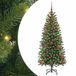 vidaXL Kunstkerstboom Groen 120 cm PE en PVC