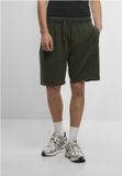 Urban Classics Acid Washed Musselin Korte broek Olijfgroen 4XL