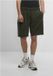 Urban Classics Acid Washed Musselin Korte broek Olijfgroen 4XL