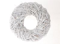 HBX natural living Krans Twister Dia 35cm White Wash