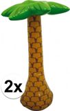 Merkloos Folat Opblaasbare palmboom - 2x - 65 cm