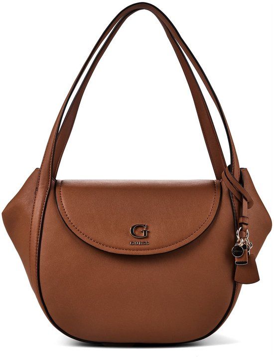 GUESS Coleen Flap Shoulder Bag Caramel bruine