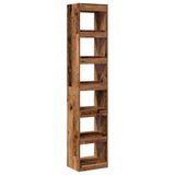 VidaXL Boekenkast/kamerscherm 40x30x198 cm naturel hout