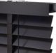 Dutchblinds® Houten Jaloezieën - 50mm - Zwart - 60 x 175 cm
