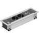 Häfele Élément de prise modulaire avec cadre d'encastrement, 2 prises Schuko + module RJ-45