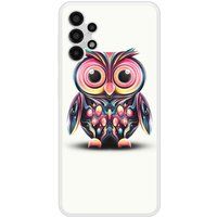 Hiboux coloré Bedrukt siliconen hoesje compatibel met Galaxy A13 4G
