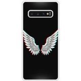 Samsung Bedrukt siliconen hoesje compatibel met Galaxy S10 Plus Ailes d'Ange