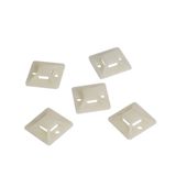 LogiLink KAB0042 Cable tie base Beige ABS Plastic 100 Pieces