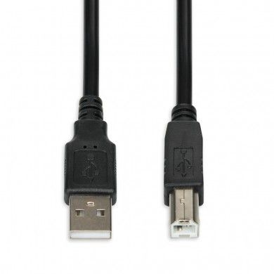 iBox IKU2D USB-kabel - Zwart - 1,8 m