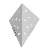 Theluz 652/01B Wandverlichting E27 LED 20W Bruin Metaal