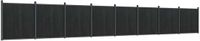 vidaXL Schuttingpaneel Grijs 1391x186 cm
