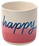 moses. Beker Happy - Veelkleurig Keramiek 300 ml