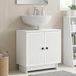 Maison Exclusive - Meuble sous-vasque UTRECHT, blanc, 59,5 x 31,5 x 59 cm