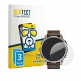 BROTECT Screenprotector 3 Stuks voor Garmin D2 Mach 2 (47 mm) Beschermglas transparant