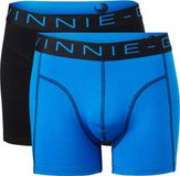 Vinnie-G Boxershorts 2-pack Black / Blue - Maat S