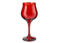 Pasabahce 518728 Wavy Set 6 wijnglazen, glas, rood, cl37