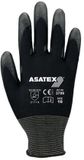 ASATEX handschoenen zwart polyamide maat 7