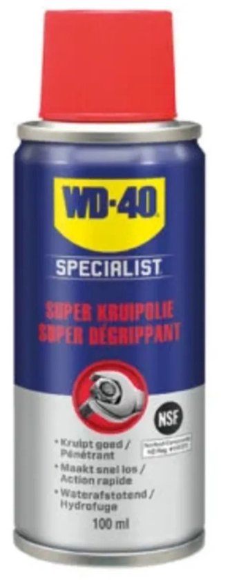 WD-40 Specialist Super Kruipolie - 100ml - Smeermiddel voor Vastzittende Onderdelen