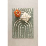 NOUS Kids kindervloerkleed Tirza (170x120 cm) Groen Grafisch