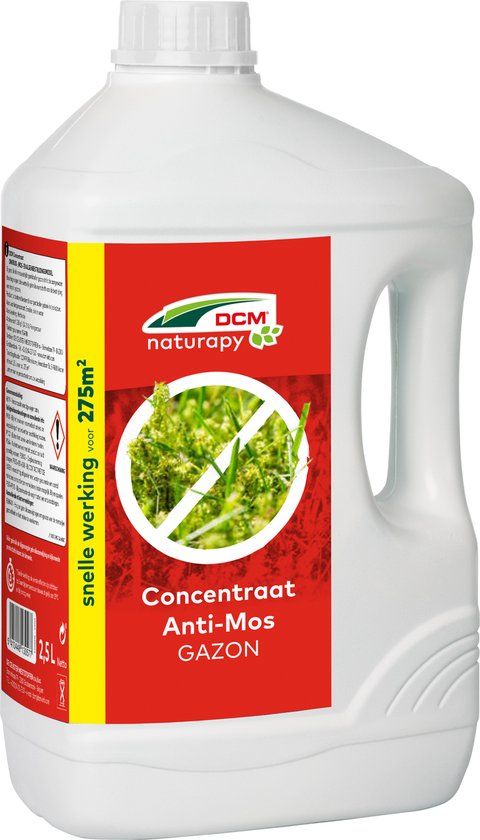 DCM Concentraat Anti-Mos Gazon - 2.5L - 275 m²