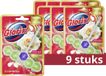 Glorix - WC blokjes - White Rose & Tea Tree Oil - 9 Stuks - Voordeelverpakking