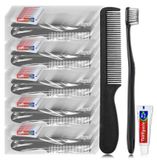 Kit de brosses à dents et de dentifrice jetables pour le voyage