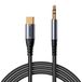 JOYROOM SY-A07 audio kabel 1,2 m 3.5mm USB Type-C Zwart