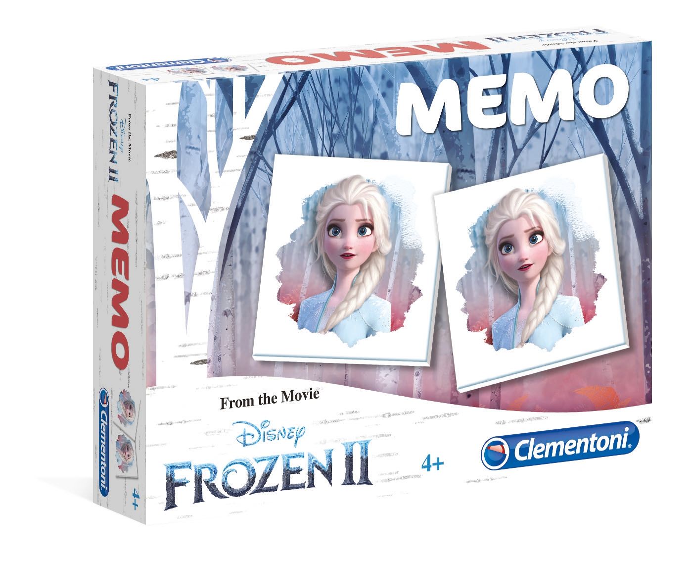 Clementoni Memo Kompakt Frozen 2 - Bordspel - 4+ jaar