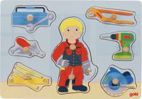 Goki Steekpuzzel - Klusjesman