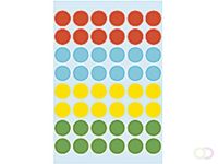 HERMA Etiket 1851 rond 12mm assorti 240stuks
