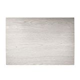Tafelsets, beukenhout, 45 x 30 cm, PVC, 12 stuks