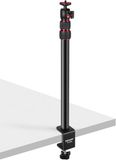 NEEWER Bureauhouder voor camera, met kogelkop, 42 cm-100 cm, verstelbaar tafellichtstatief met 1/4 inch schroef en C-klem voor DSLR-camera, ringlicht, live stream, vlog, maximale belasting: 3 kg