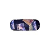 Concorde Brillenkoker/brillen opberghoes Holiday - hard kunststof - donkerblauw - zonnebril hoes