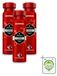 Old Spice 3 x Spray déodorant Astronaute, sans aluminium, 150 ml
