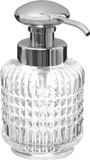 5five Zeeppompje/dispenser Diamond Lotion - Transparant - 8 x 16 cm - 270 ml - Glas