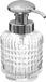 5five Zeeppompje/dispenser Diamond Lotion - Transparant - 8 x 16 cm - 270 ml - Glas