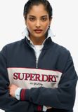 Superdry Country Club sweatshirt met halve rits en losse pasvorm - Dames - Truien