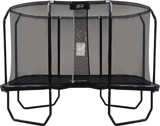 Senz Sports Trampoline met Veiligheidsnet - 244 x 366 cm - J7000 Series - Trampoline met Elastieken