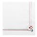 Garcia de Pou 2 x 50 servetten 40x40cm Airlaid Wit, motief Maxime